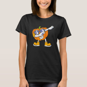 T-shirt Citrouille Dabbing Tête Halloween