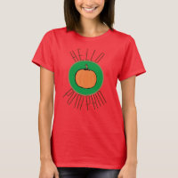 T-shirt citrouille dames