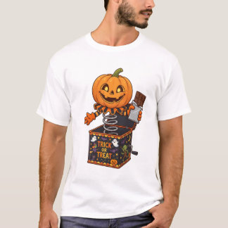 T-shirt Citrouille dans la Boîte | Halloween