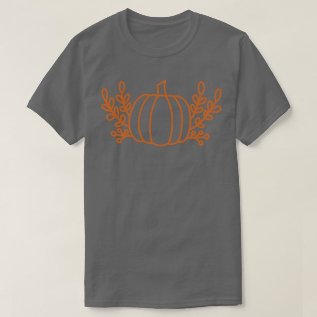 T-shirt Citrouille d'automne 2 (Design devant)