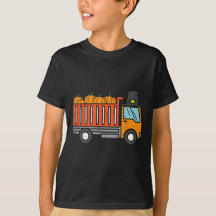 T-shirt Citrouille de camion de Thanksgiving Automne autom