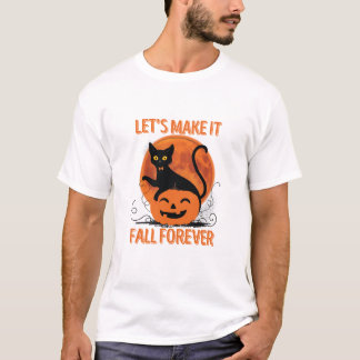 T-shirt Citrouille de chats d'Halloween