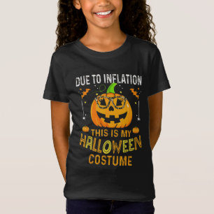 T-shirt Citrouille de costume Halloween Inflation