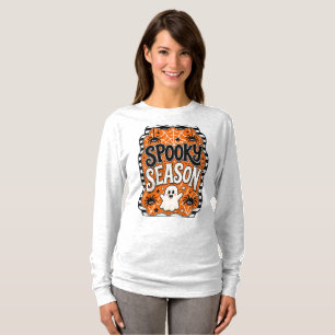 T-shirt Citrouille de fantôme mignon Halloween