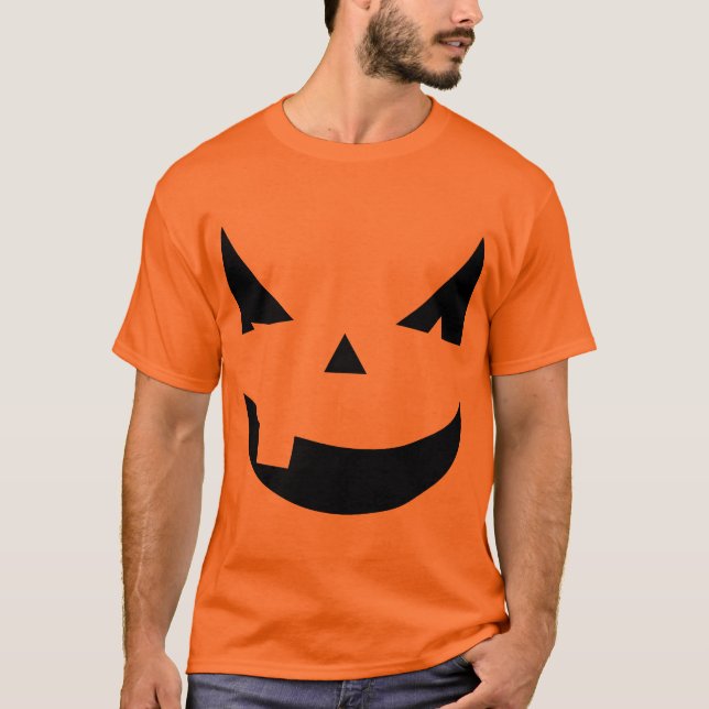 T-shirt Citrouille de Halloween (Devant)