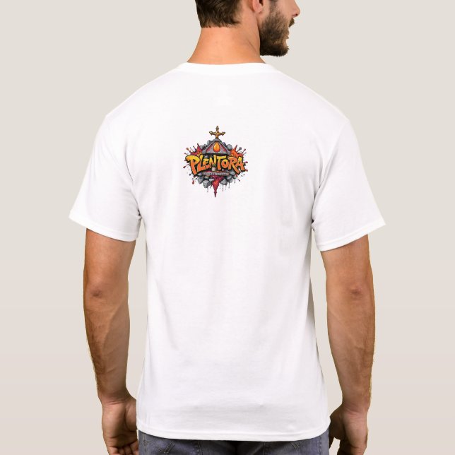 T-shirt citrouille de halloween graffiti art cool (Dos)