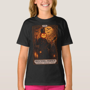 T-shirt Citrouille de la carte Rock 'N Roll
