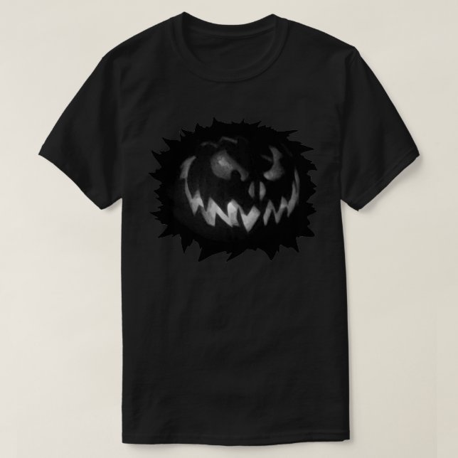 T-shirt citrouille de la mi-nuit (Design devant)