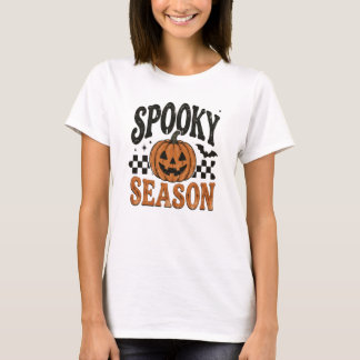 T-shirt Citrouille de la Saison Effrayante