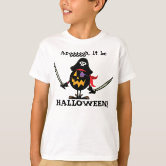 T-shirt Citrouille de pirate de Halloween
