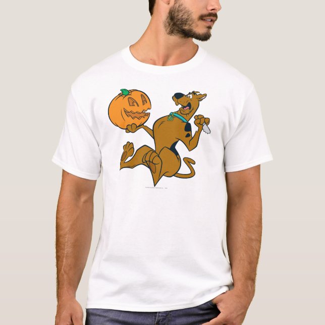 T-shirt Citrouille de sculpture Scooby-Doo (Devant)
