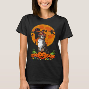 T-shirt Citrouille de sorcière de chien de berger australi