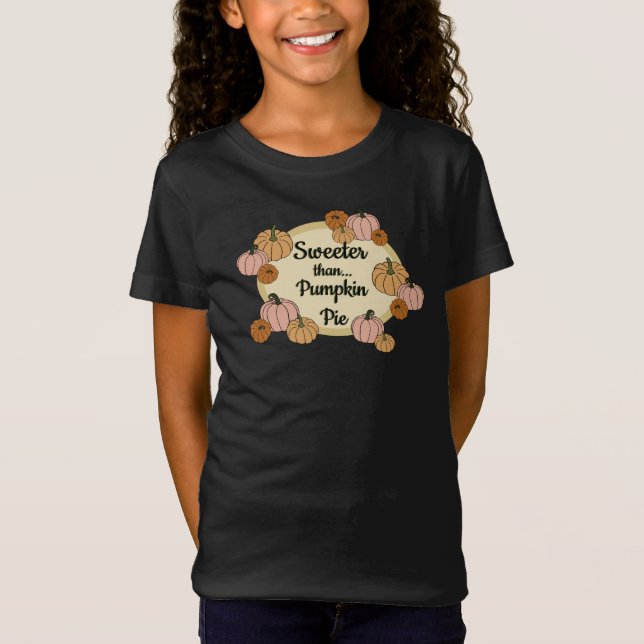 T-Shirt Citrouille de Thanksgiving (Devant)