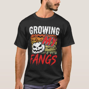 T-shirt Citrouille de vampire faisant pousser mes crocs Ha