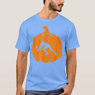 T-shirt Citrouille de volley-ball d'Halloween