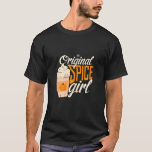 T-shirt Citrouille d'épices fille Louveur de café automne 