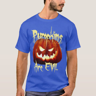 T-shirt Citrouille Déplaisant d'Halloween effrayant