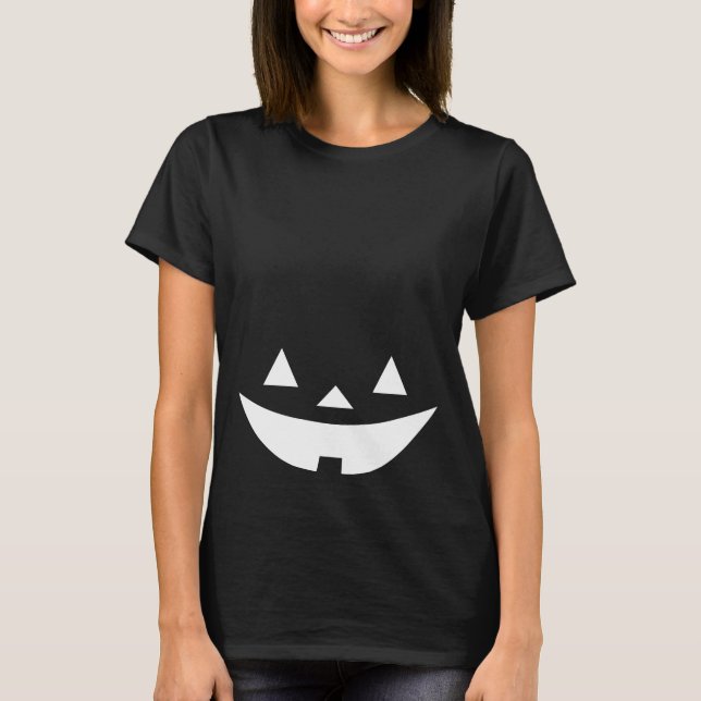 T-shirt Citrouille d'Halloween (Devant)