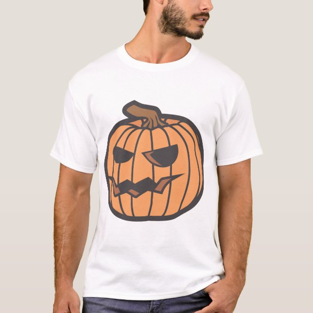 T-shirt Citrouille d'Halloween                             (Devant)