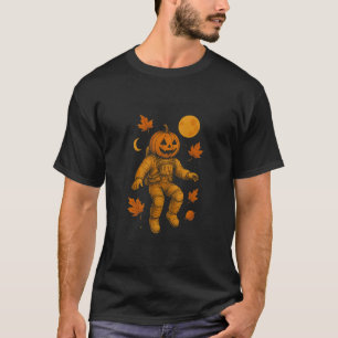 T-shirt Citrouille d'Halloween dans l'espace Celestial Jac