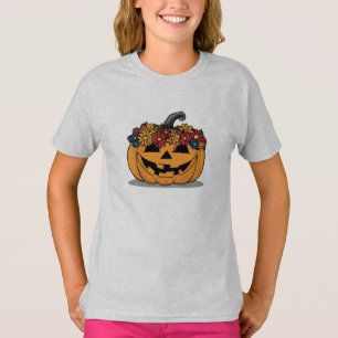 T-shirt Citrouille d'Halloween pour enfants