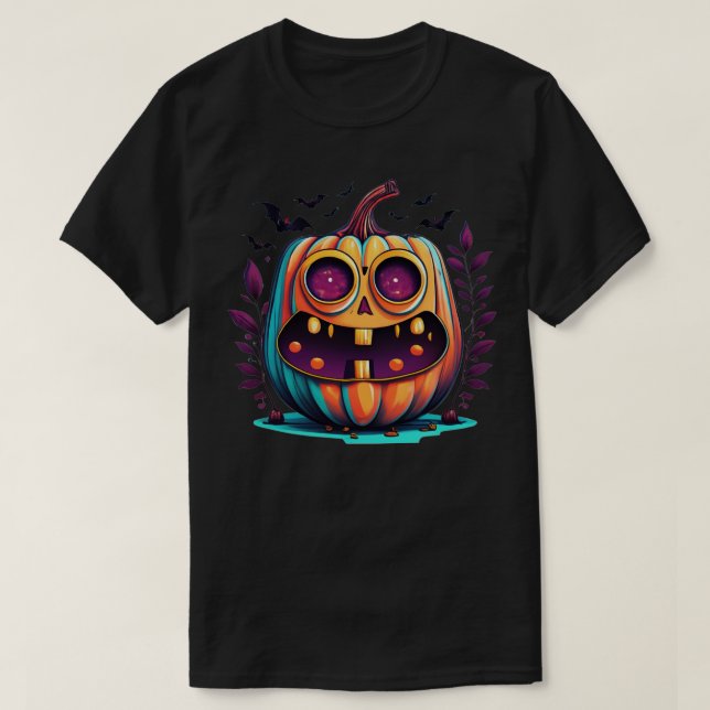 T-shirt Citrouille d'Halloween vintage 2023 Halloween 2023 (Design devant)