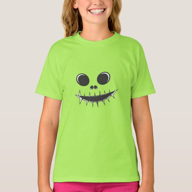 T-shirt Citrouille d'horreur d'Halloween (Devant)