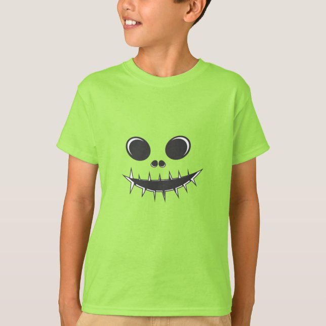 T-shirt Citrouille d'horreur d'Halloween (Devant)
