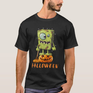 T-shirt Citrouille drôle