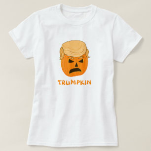 T-shirt Citrouille drôle Jack-o'-lantern de Donald