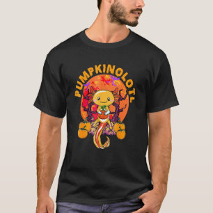 T-shirt Citrouille du costume de l'axe Halloween mignon
