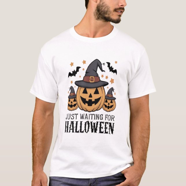 T-shirt Citrouille Éffrayant d'été Halloween Tee (Devant)