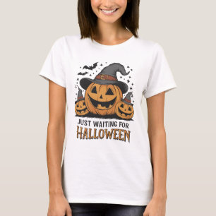 T-shirt Citrouille éffrayant Halloween Summer Tee