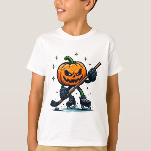 T-shirt Citrouille effrayante d'Halloween montrant des com