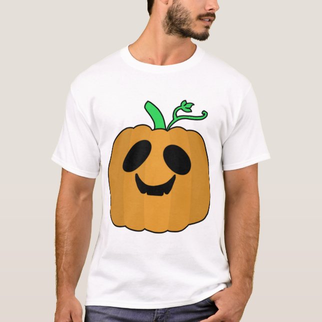 T-shirt Citrouille effrayante Halloween V2 (Devant)