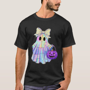 T-shirt Citrouille en patchwork de fantôme pour les coutur