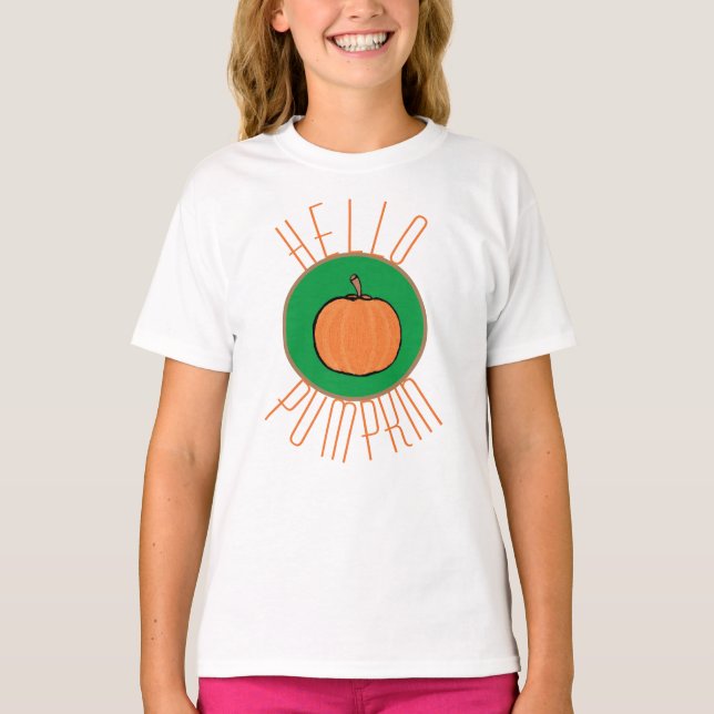 T-shirt Citrouille enfants/Halloween (Devant)