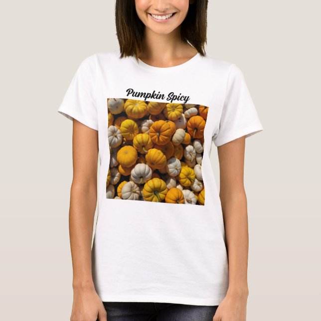 T-shirt Citrouille épicé (Devant)