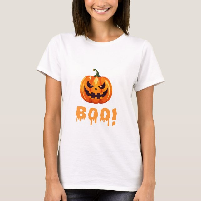 T-shirt citrouille face Halloween | halloween (Devant)
