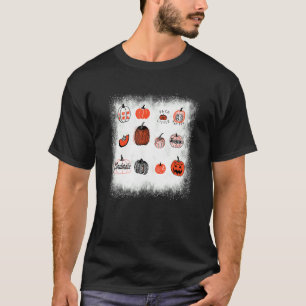 T-shirt Citrouille Face Jack O' Lantern Halloween Merci au