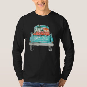 T-shirt Citrouille fraîche de la ferme Camion mignon Autom
