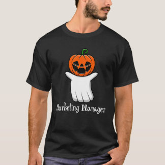 T-shirt Citrouille Ghost Marketing Manager Cool Halloween