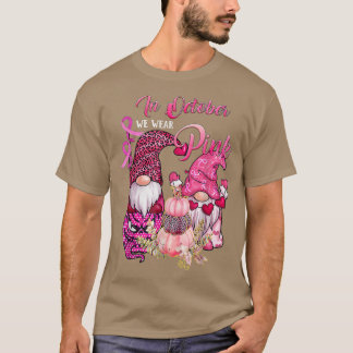 T-shirt Citrouille Gnomes Halloween Ruban En Octobre Nous 