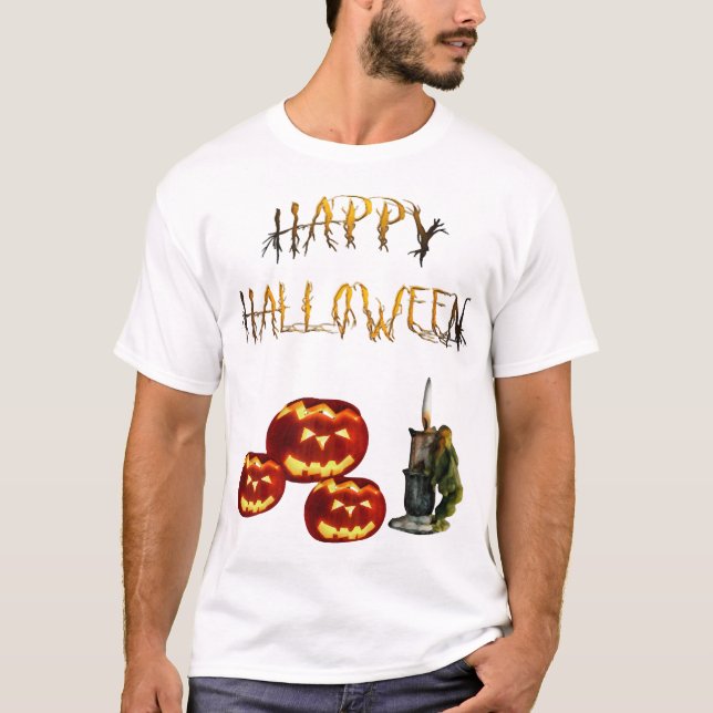 T-shirt Citrouille Halloween (Devant)