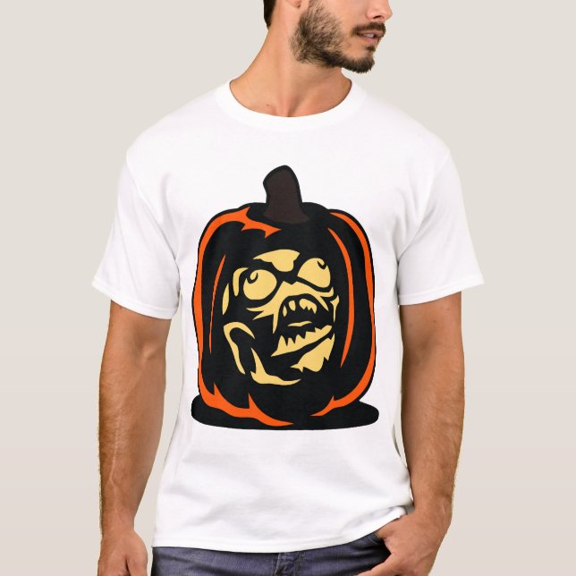 T-shirt Citrouille Halloween (Devant)