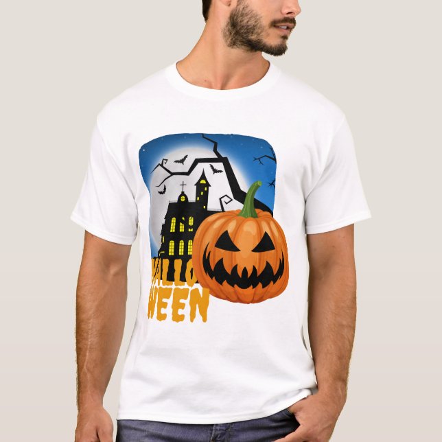 T-shirt Citrouille Halloween (Devant)