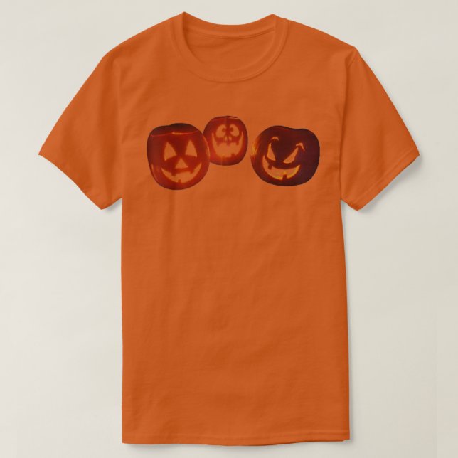 T-shirt Citrouille Halloween 261 (Design devant)