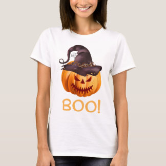 T-shirt Citrouille Halloween Boo