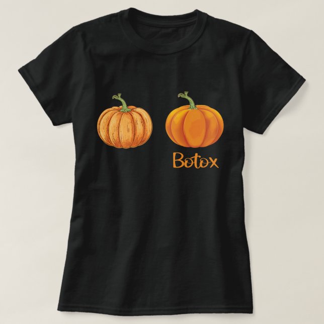 T-shirt Citrouille Halloween Concessionnaire Botox Éffraya (Design devant)