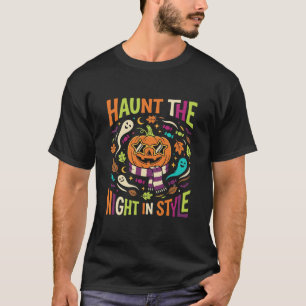 T-shirt Citrouille Halloween Cool Jack Lantern